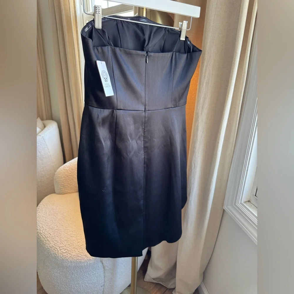 NWT Vince Camuto Elegant Black Strapless Dress | 6 - Picture 3 of 8